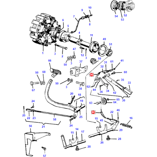 Clutch Cable Hi-Line - 3545855M91 - Massey Tractor Parts