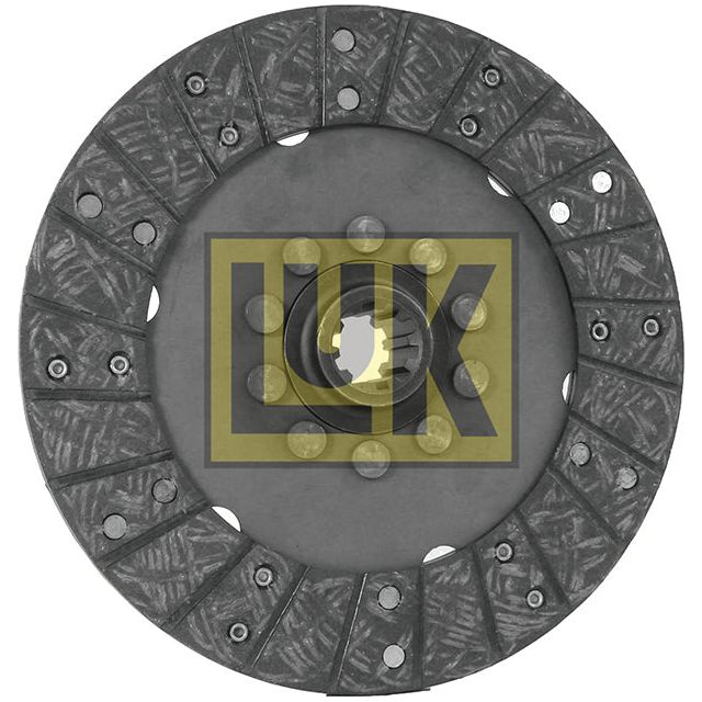 A circular clutch plate, branded with "Sparex" and identified as Clutch Plate - S.72903, features prominently displayed letters in the center, surrounded by evenly spaced friction material segments and precisely engineered splines.