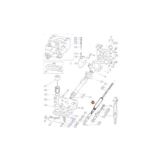 Control Valve - 897507M94 - Massey Tractor Parts