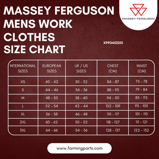 Massey Ferguson Work Jacket – Durable & Functional with Reflective Details | X993452201