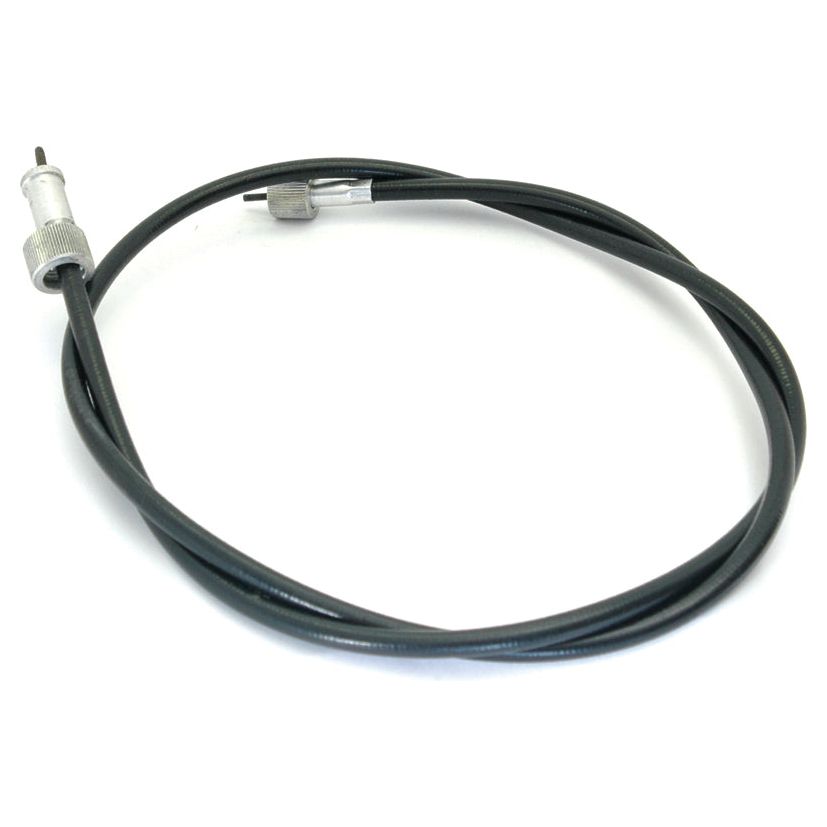 A black, flexible Drive Cable - 1251mm long with metal connectors at both ends, coiled into a loose circle on a white background. (Sparex Part No. S.41091)