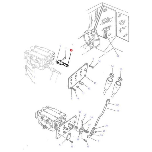 Extension - 1679992M4 - Massey Tractor Parts