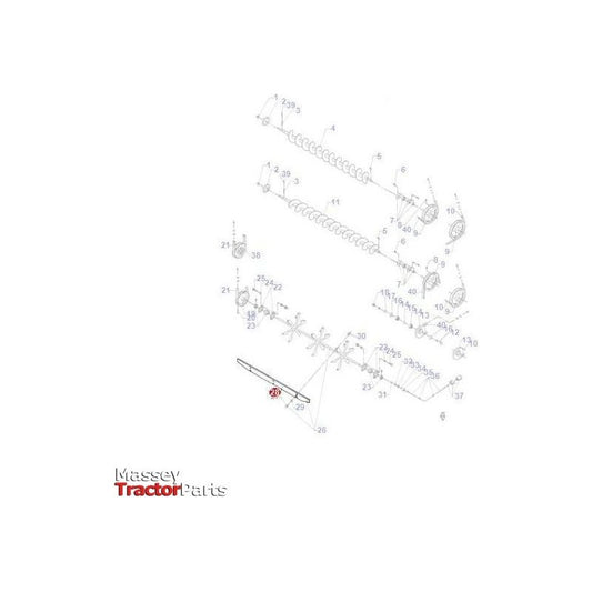 Fan Blades - D28450213 | OEM | parts | Auger-Massey Ferguson-Auger,Cooling Parts,Engine & Filters,Fan Blades,Farming Parts,Machinery,Tractor Parts