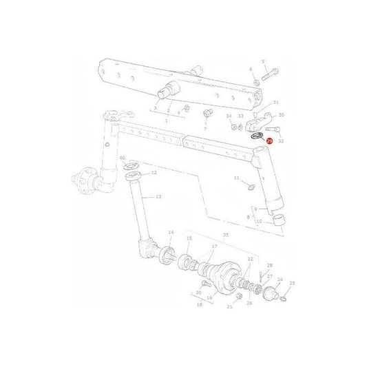 Felt Seal - 183021M2 - Massey Tractor Parts