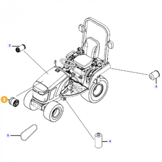 Filter Cartridge - 3710280M3 / 3710280M2 / 3710280M1 - Massey Tractor Parts