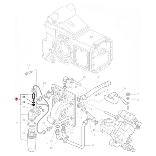 Filter Switch - 3798633M3 - Massey Tractor Parts