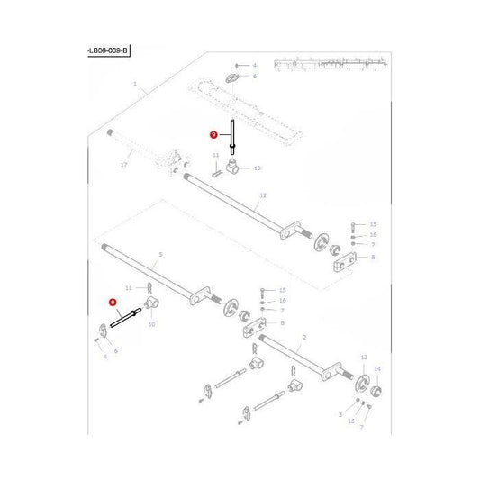 Finger - LA322823000 - Massey Tractor Parts