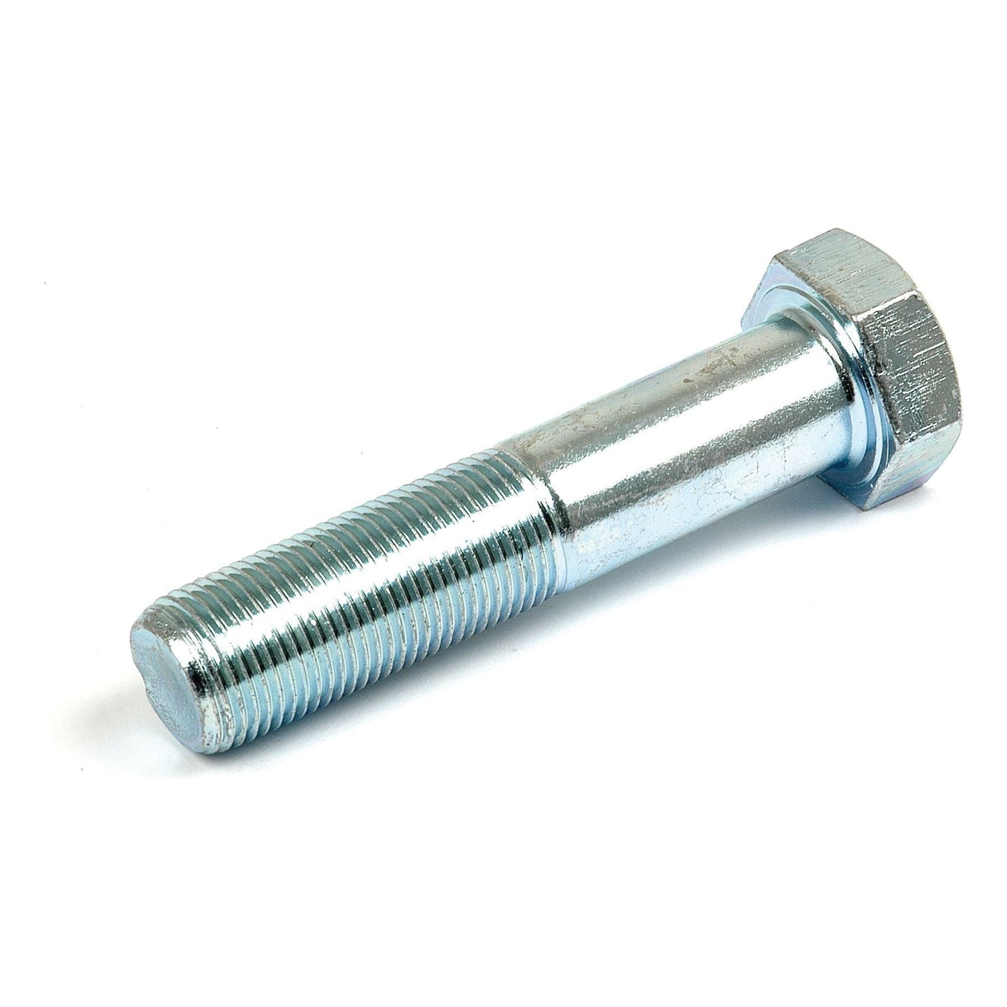 A Sparex Front Axle Bolt (Sparex Part No. S.40113) with a hexagonal head and a partially threaded shaft, designed for Massey Ferguson tractors, isolated on a white background.