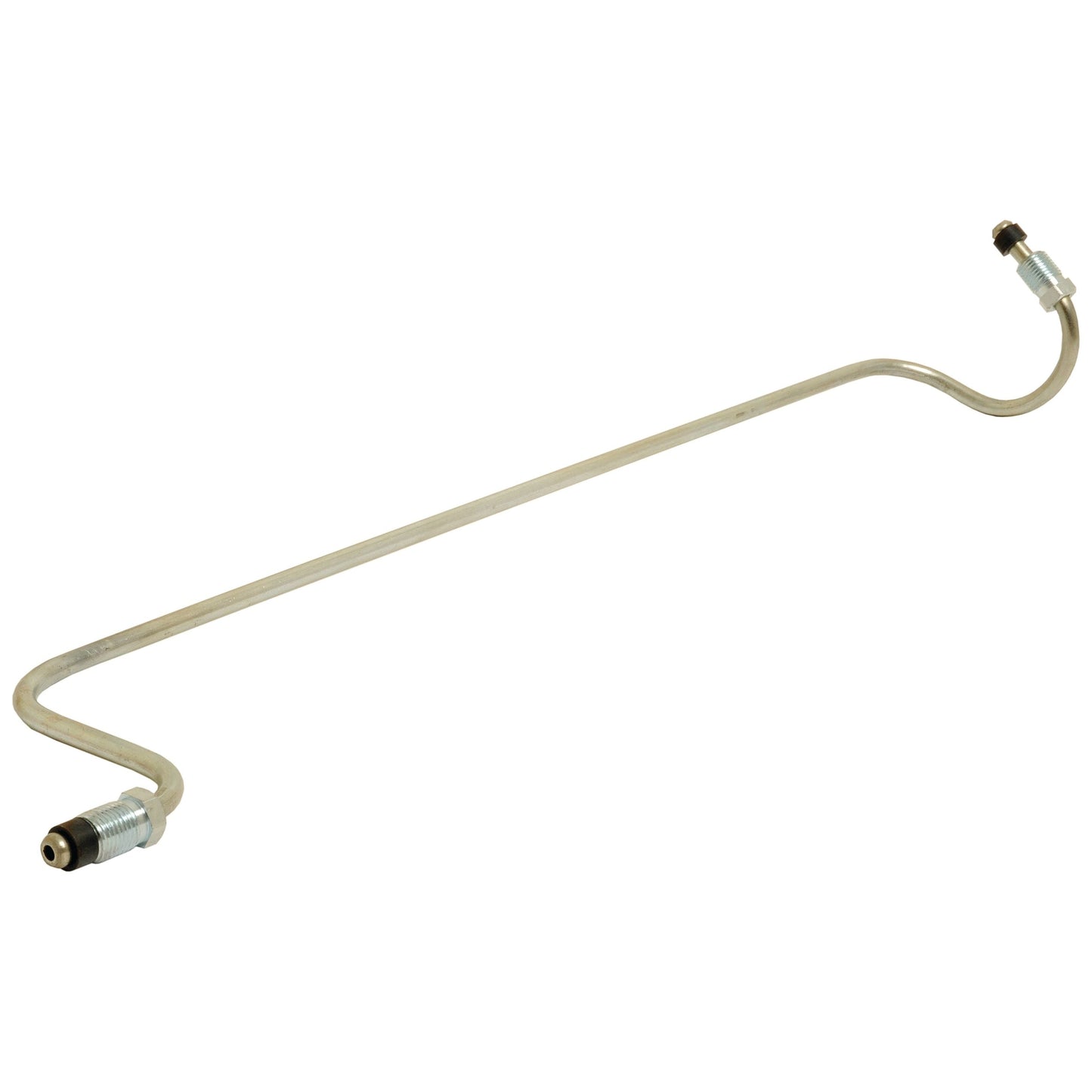 A Sparex Fuel Pipe (Part No. S.44034) with bends at multiple points and fittings at both ends, designed for Massey Ferguson 35 and 35X tractors.