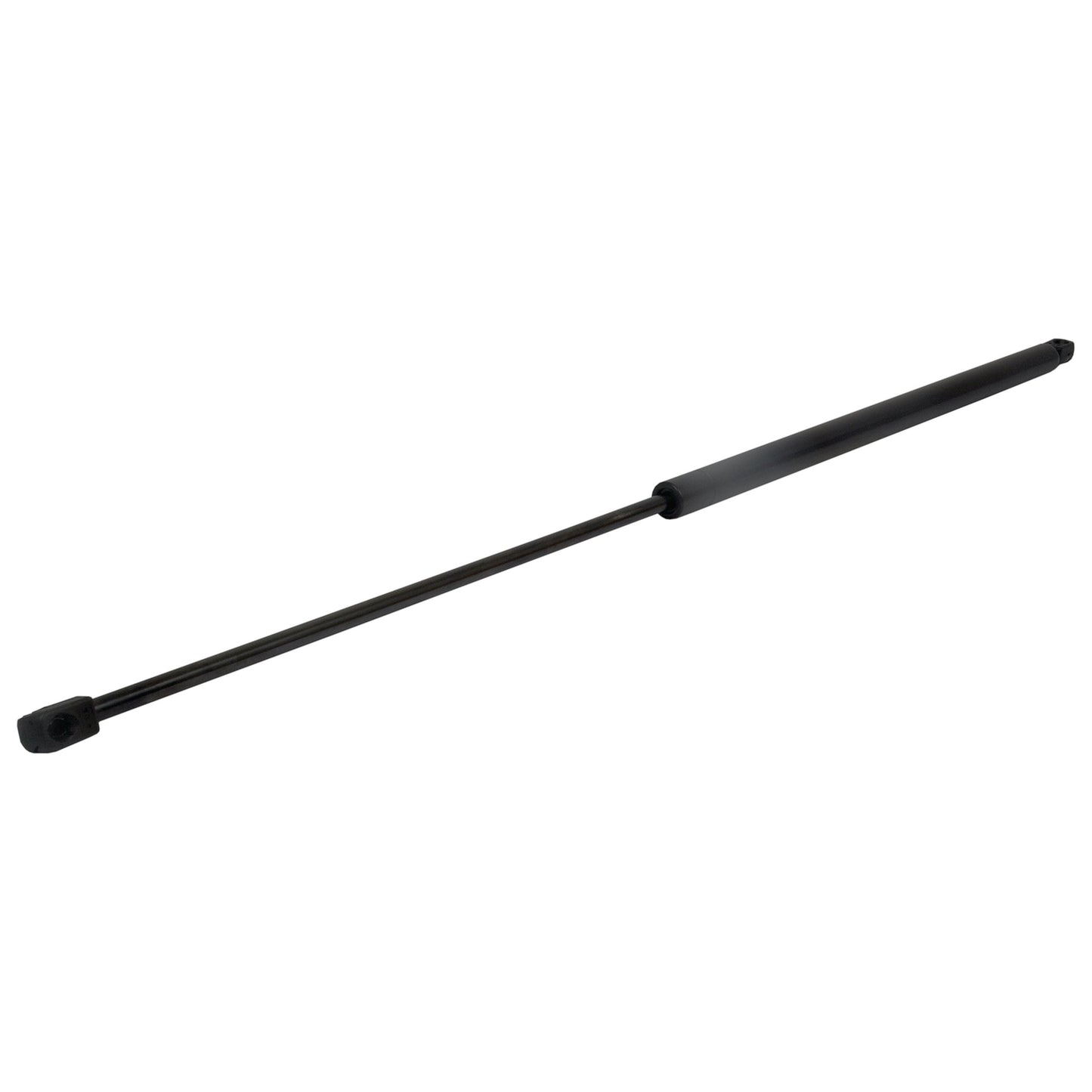 A single Sparex Gas Strut (S.52926) featuring a black cylindrical body and an extended thin rod, equipped with a 10mm ball socket, and measuring 900mm in length.