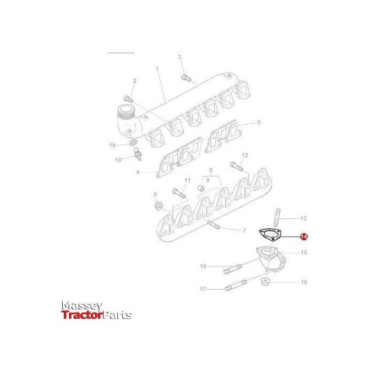 Gasket - 4222718M1 - Massey Tractor Parts