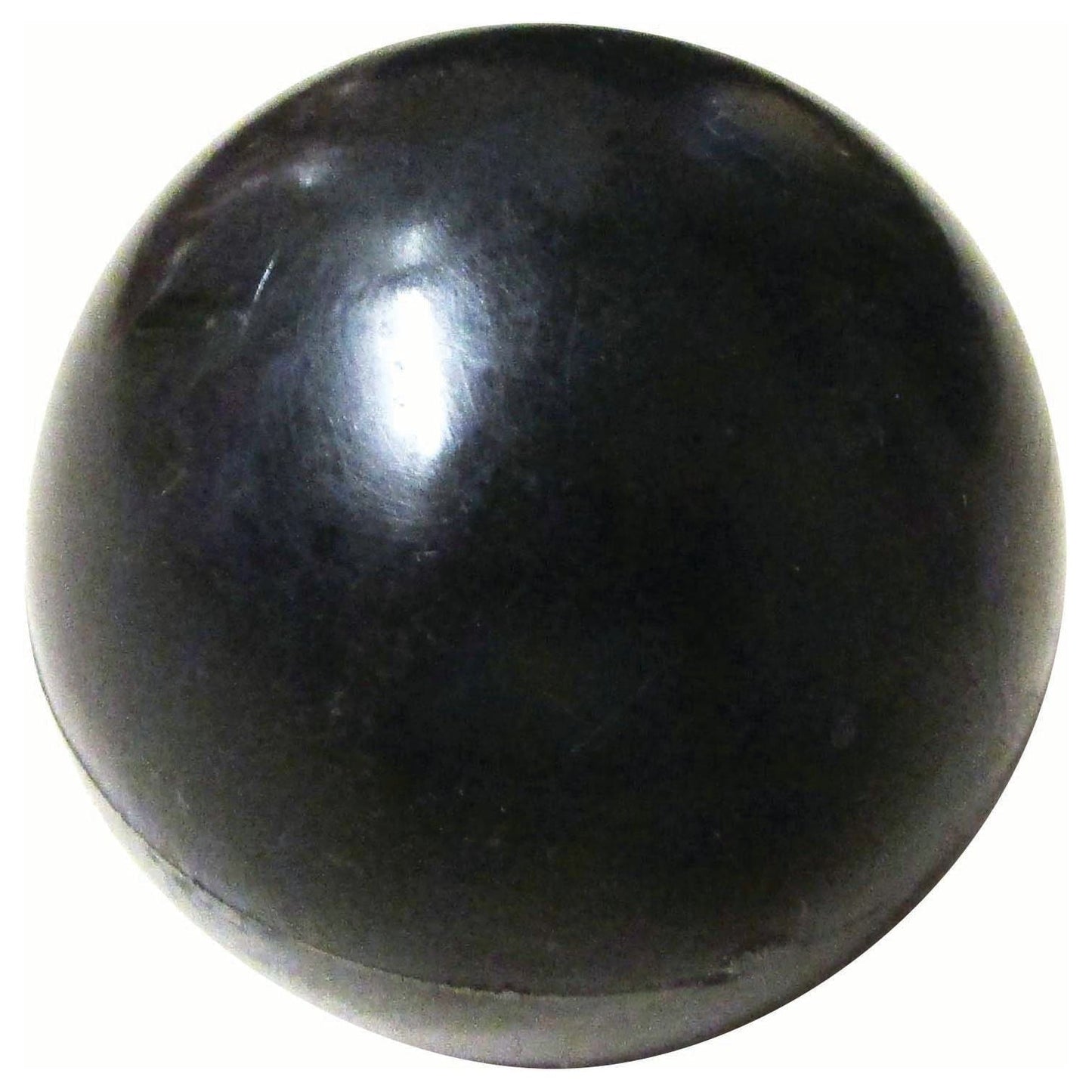 A sleek gear shift knob, the Gear Knob | Sparex Part No.S.641 by Sparex, with a solid black sphere and a smooth, glossy surface.