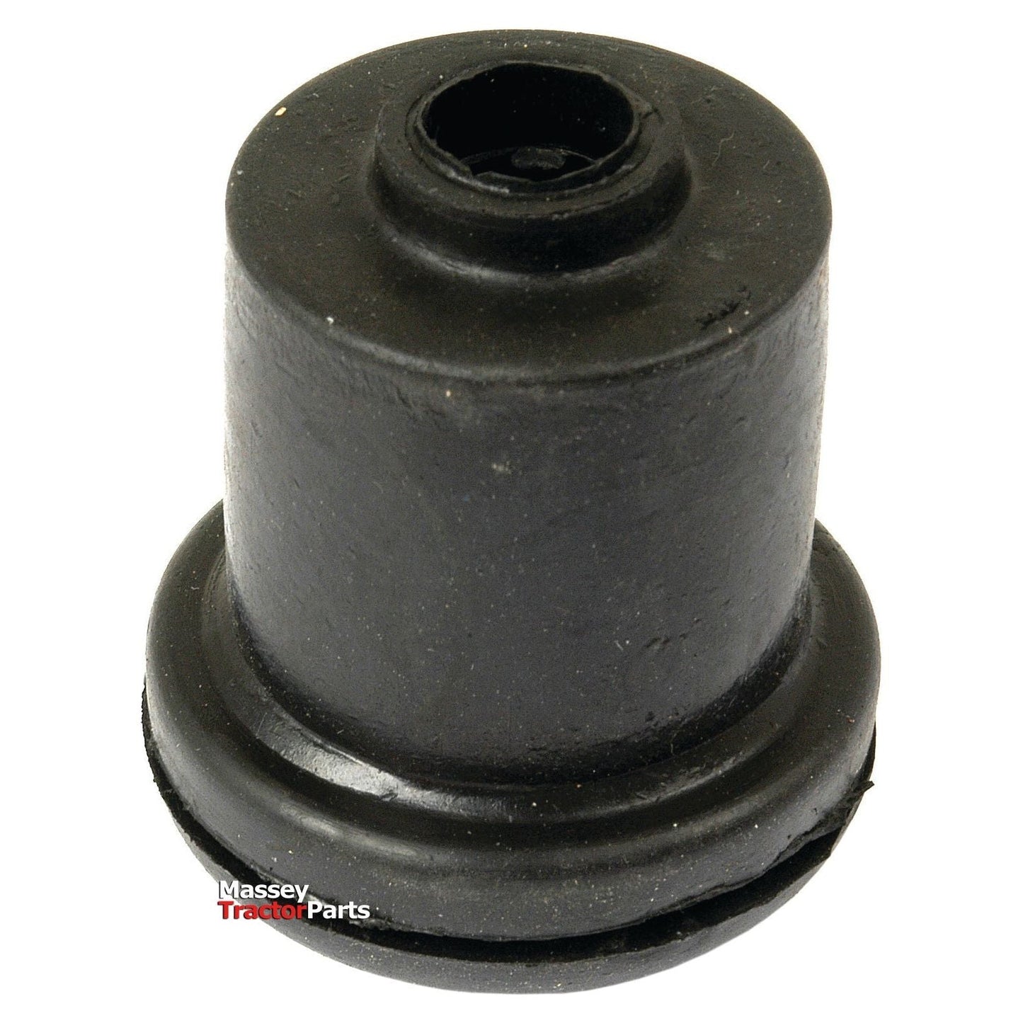 Close-up of a black rubber grommet part with a hollow center used in machinery or vehicles, featuring the Sparex logo and labeled as "Grommet-Ammeter | Sparex Part No.S.42392" in the bottom left corner.