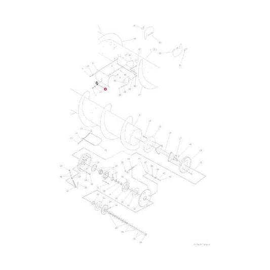 Guide Table Auger Finger - D28283060 - Massey Tractor Parts