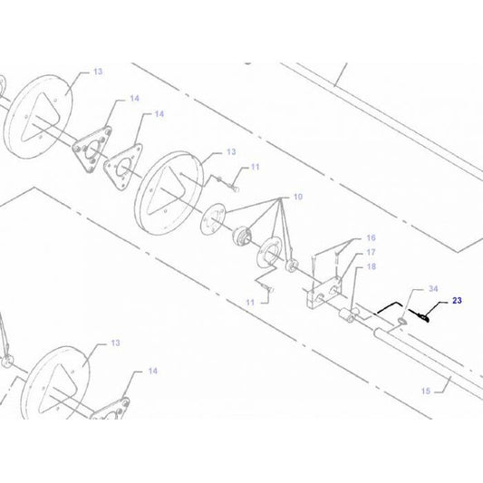 Hair Pin - D28283853 - Massey Tractor Parts