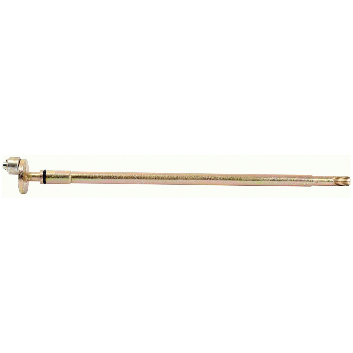 The Hydraulic Control Shaft (Sparex Part No. S.43474) by Sparex features a metal rod with a threaded end and a hexagonal head at the opposite end, designed for precise hydraulic control in Massey Ferguson machinery.