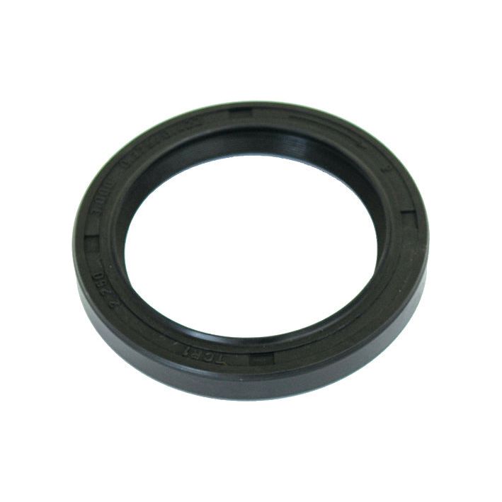 Introducing the Imperial Rotary Shaft Seal by Sparex, a high-quality black, round rubber seal with an inner diameter and grooves on the top surface. Measuring 2 1/4'' x 3'' x 3/8'', this versatile component (Sparex Part No. S.40352) is ideal for various applications.
