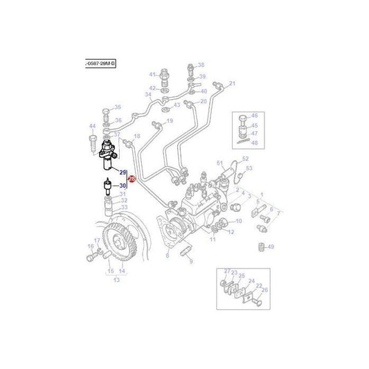 Injector - 1447228M91 - Massey Tractor Parts