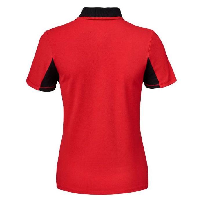 Massey Ferguson Ladies Red Polo with Black Trim and MF Logo | X993322004