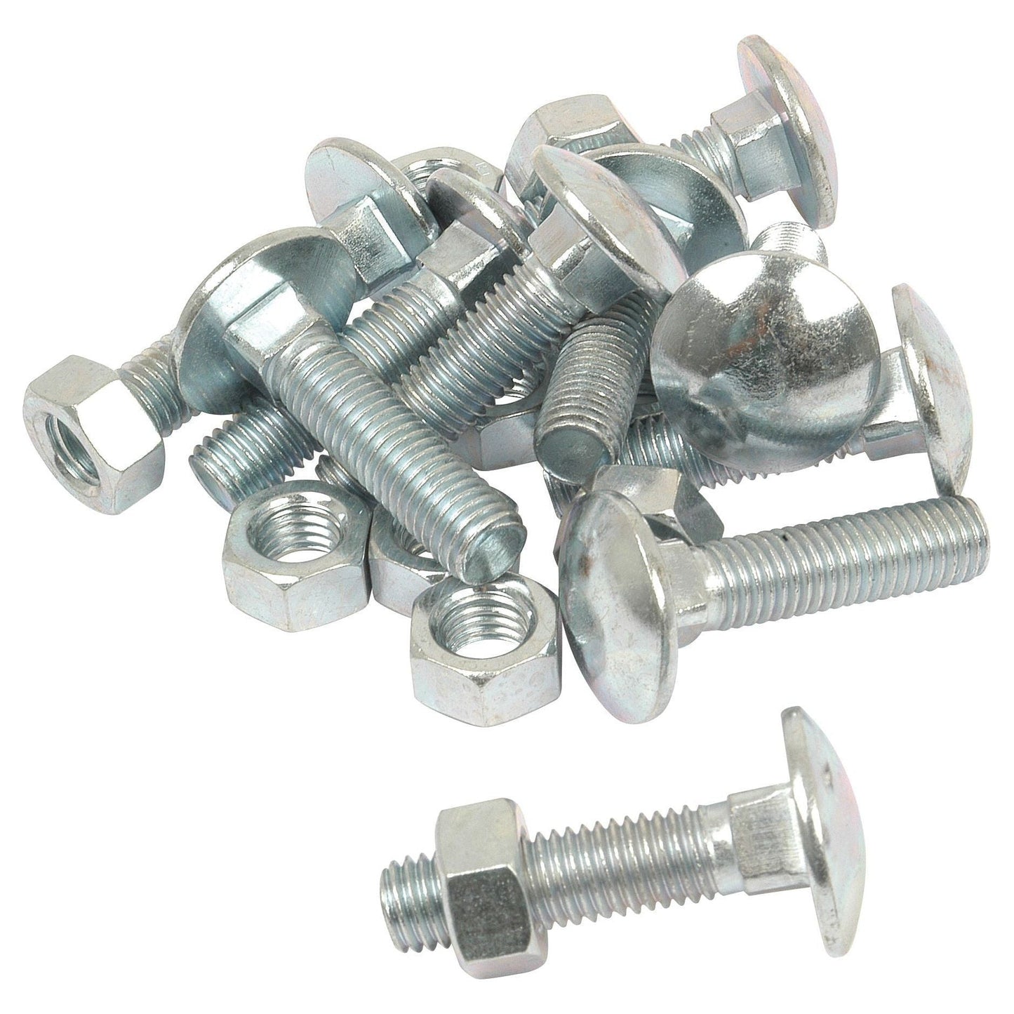 Metric Carriage Bolt and Nut, Size: M12 x 50mm (Din 603/555)
- S.8299 - Massey Tractor Parts