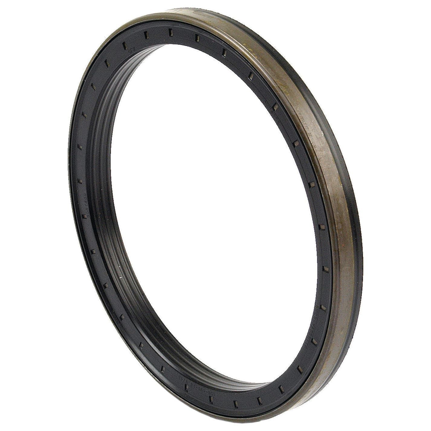 A close-up image of a Sparex Metric Rotary Shaft Seal (Part No. S.43099), sized 165 x 195 x 17mm, commonly used in mechanical contexts, set against a plain white background.