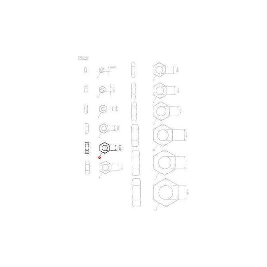Massey Ferguson Nut 7/16 UNF - 353426X1 | OEM | Massey Ferguson parts | Nuts-Massey Ferguson-Bolts,Bolts & Set Screws,Farming Parts,Metric,Nuts,Screws & Fasteners,Threaded Bar,Towing & Fasteners,Tractor Parts,UNC,UNF