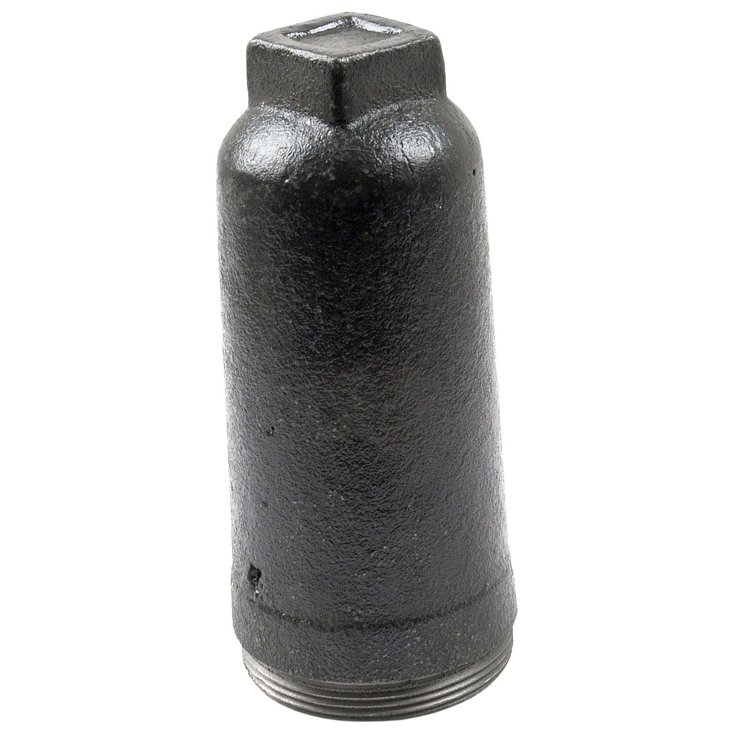 A cylindrical, metal, threaded socket with a square-shaped opening on the top end, commonly known as the Sparex PTO Cap (Part No. S.41987), specifically designed for use with Massey Ferguson tractors.