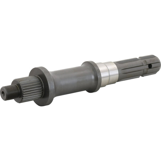 The Sparex PTO Shaft - S.16039 is a metal mechanical shaft featuring grooved surfaces and threaded sections, intended for industrial or automotive applications, and designed to operate at 540 RPM.