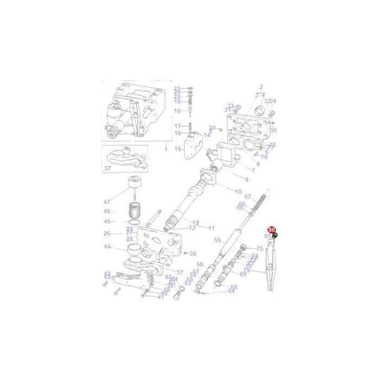 Pin - 1861510M1 - Massey Tractor Parts
