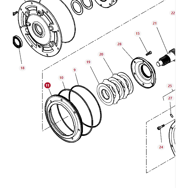 Massey Ferguson - Piston - 4370277M2 - Farming Parts