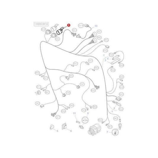 Relay 12v - 50amp - 3779879M1 - Massey Tractor Parts