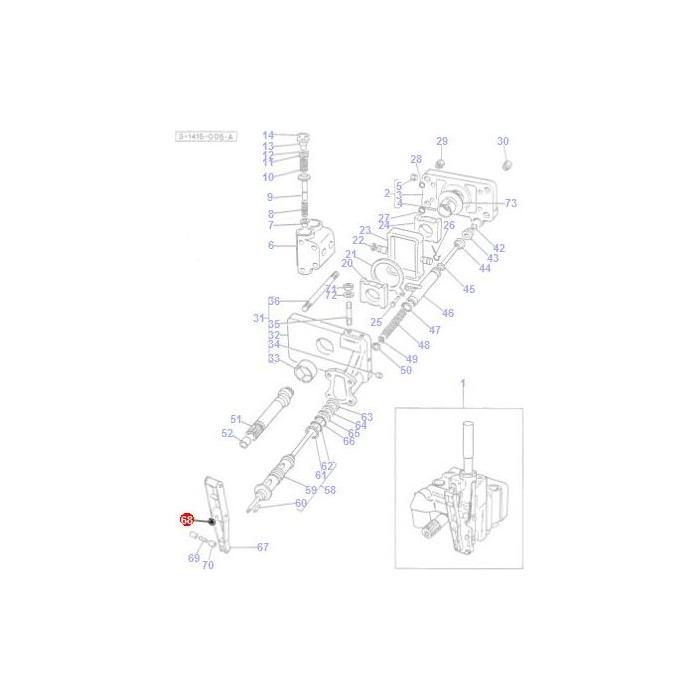 Ring - 377493X1 - Massey Tractor Parts