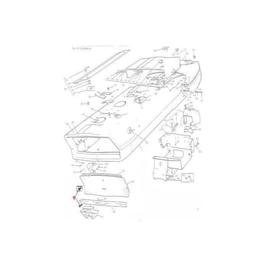 Screw Badge Bar - 377045X1 - Massey Tractor Parts