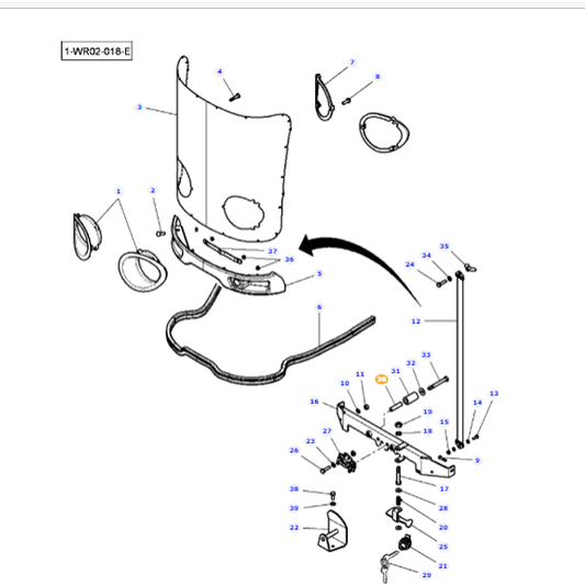 Seal - 3782072M1 - Massey Tractor Parts