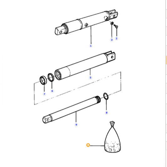 Seals Kit - 1607006M91 - Massey Tractor Parts