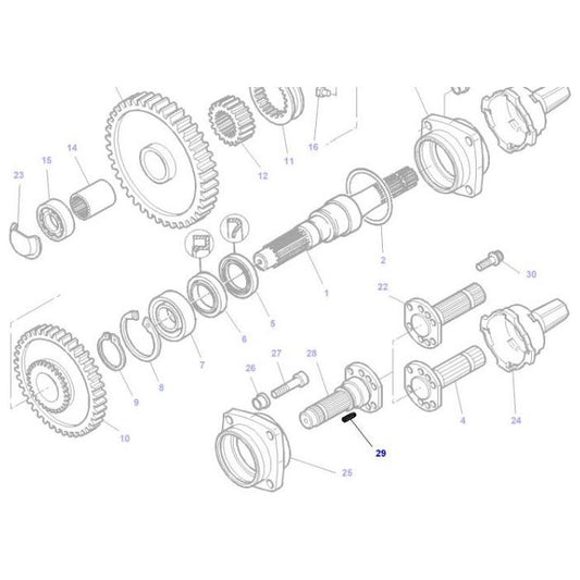 Shaft Centraliser - 3790330M1 - Massey Tractor Parts