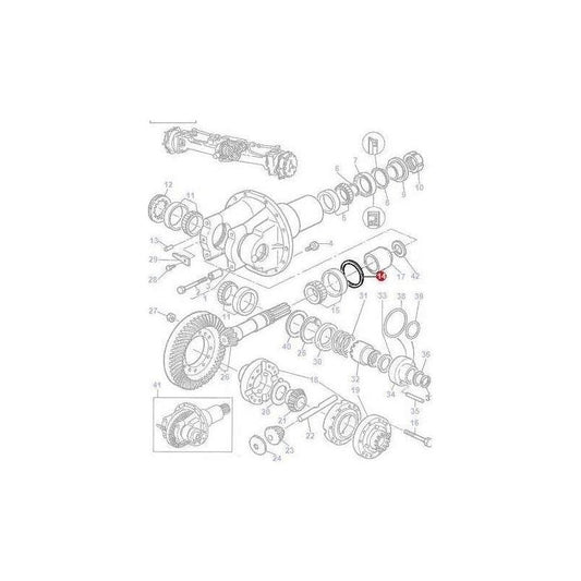 Massey Ferguson Shim - 342892 | OEM | Massey Ferguson parts | Axles & Power Transmission-Massey Ferguson-2WD Parts,Axle Spindles & Components,Axles & Power Train,Farming Parts,Front Axle & Steering,Tractor Parts