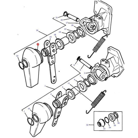 Slave Cylinder Boot - 3476359M1 - Massey Tractor Parts