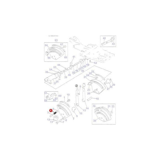 Spring Draft Control - 884389M1 - Massey Tractor Parts