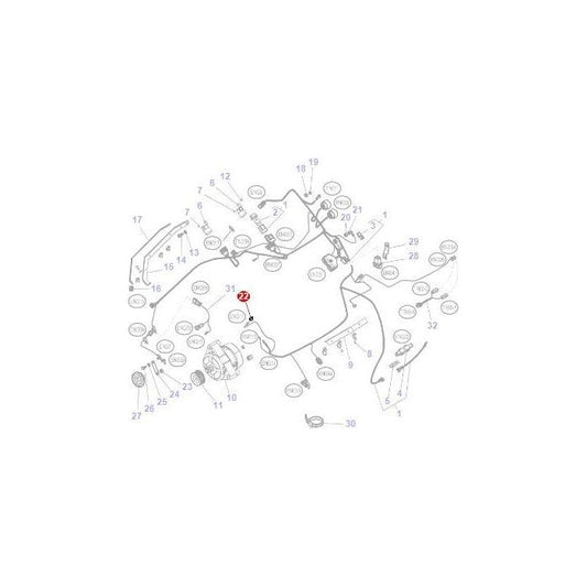 Temperature Switch - 3583331M1 - Massey Tractor Parts