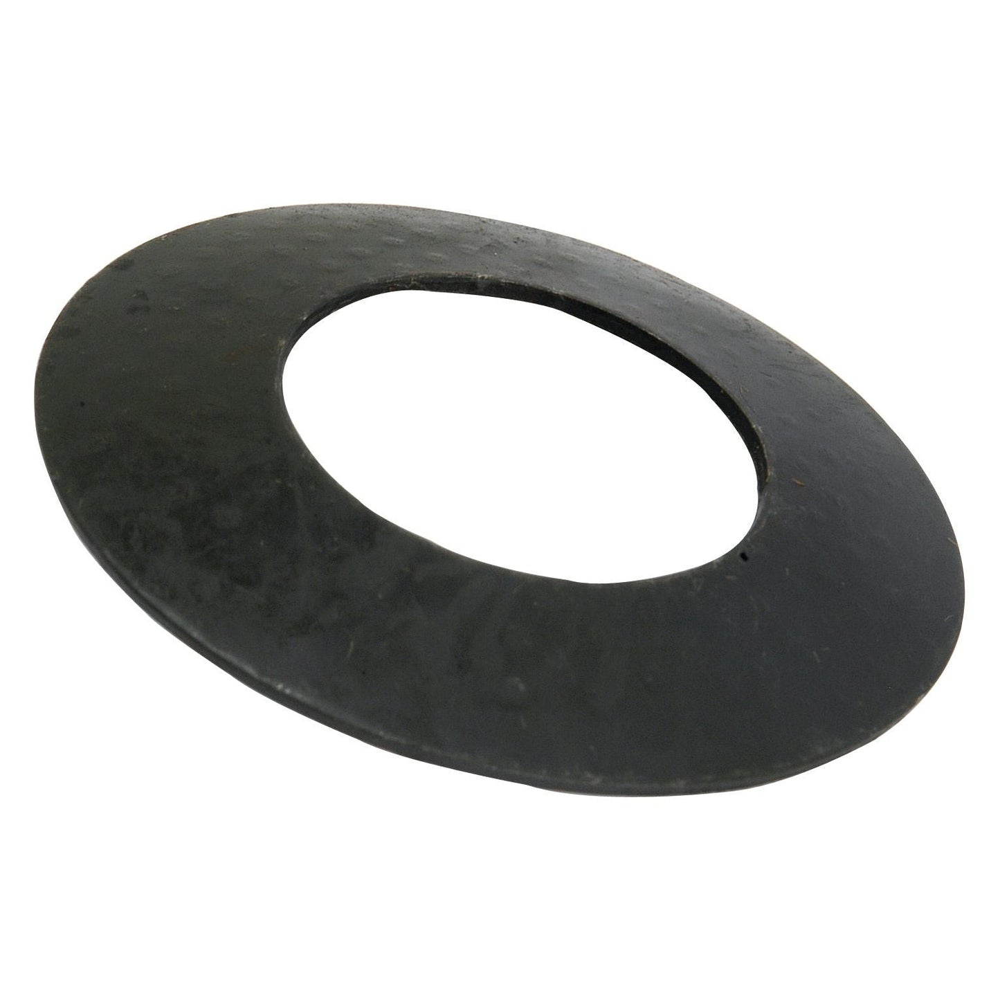 The Thrust Washer (Sparex Part No. S.42019) from the brand Sparex is a flat, oval-shaped black object with a hollow center, resembling a large washer or ring.