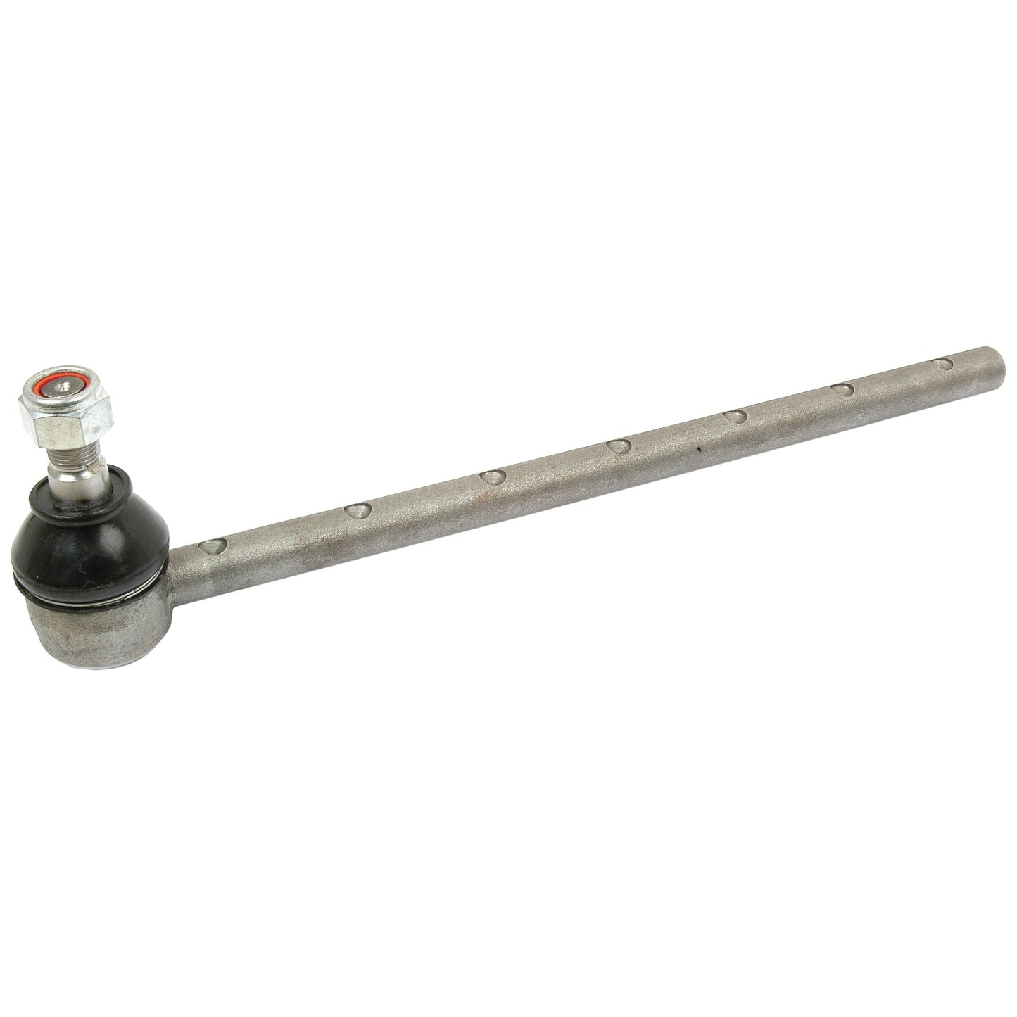 Image of the Sparex Track Rod, Length: 369mm - S.40173, featuring a tapered ball joint on one end and a cylindrical rod.