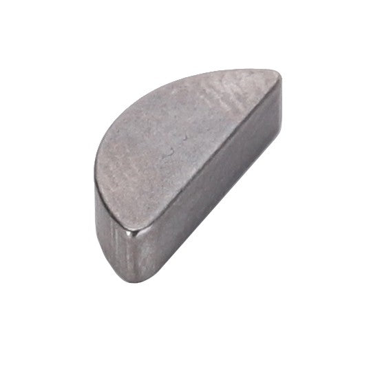 A small, silver, half-moon shaped metal object, likely a machine part or component. No current product description available.
Rewritten Sentence:
The AGCO Woodruff Key - F279940050060 is a small, silver, half-moon-shaped metal object likely used as a machine part or component.