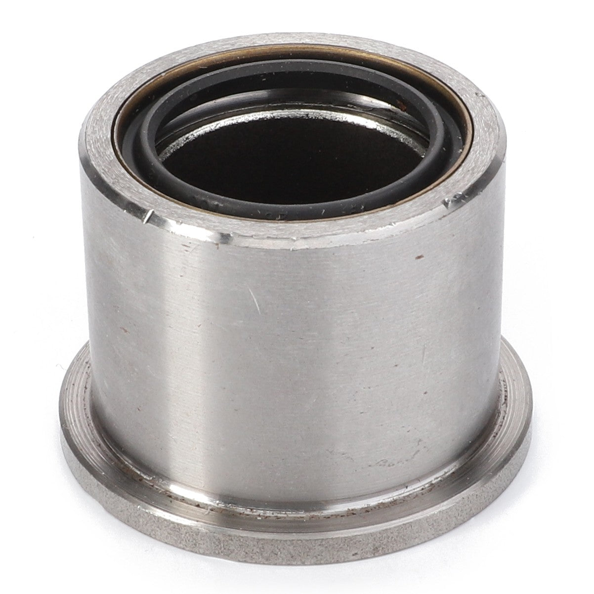 A cylindrical metal bearing with inner and outer rings, known as the AGCO Bush Assembly - 3771461M91, is essential for seamless operation in various equipment.
