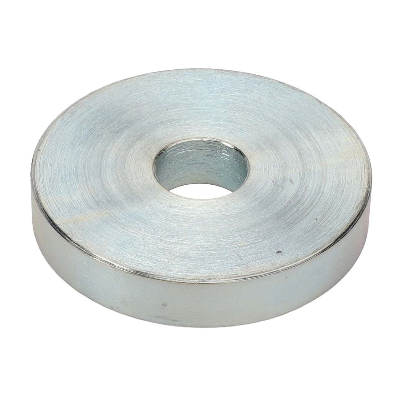 The AGCO | WASHER - D25400068 by AGCO is a metallic flat washer featuring a central hole designed for use with bolts or screws. The current product description does not adequately highlight its reliability and precision-engineered design.