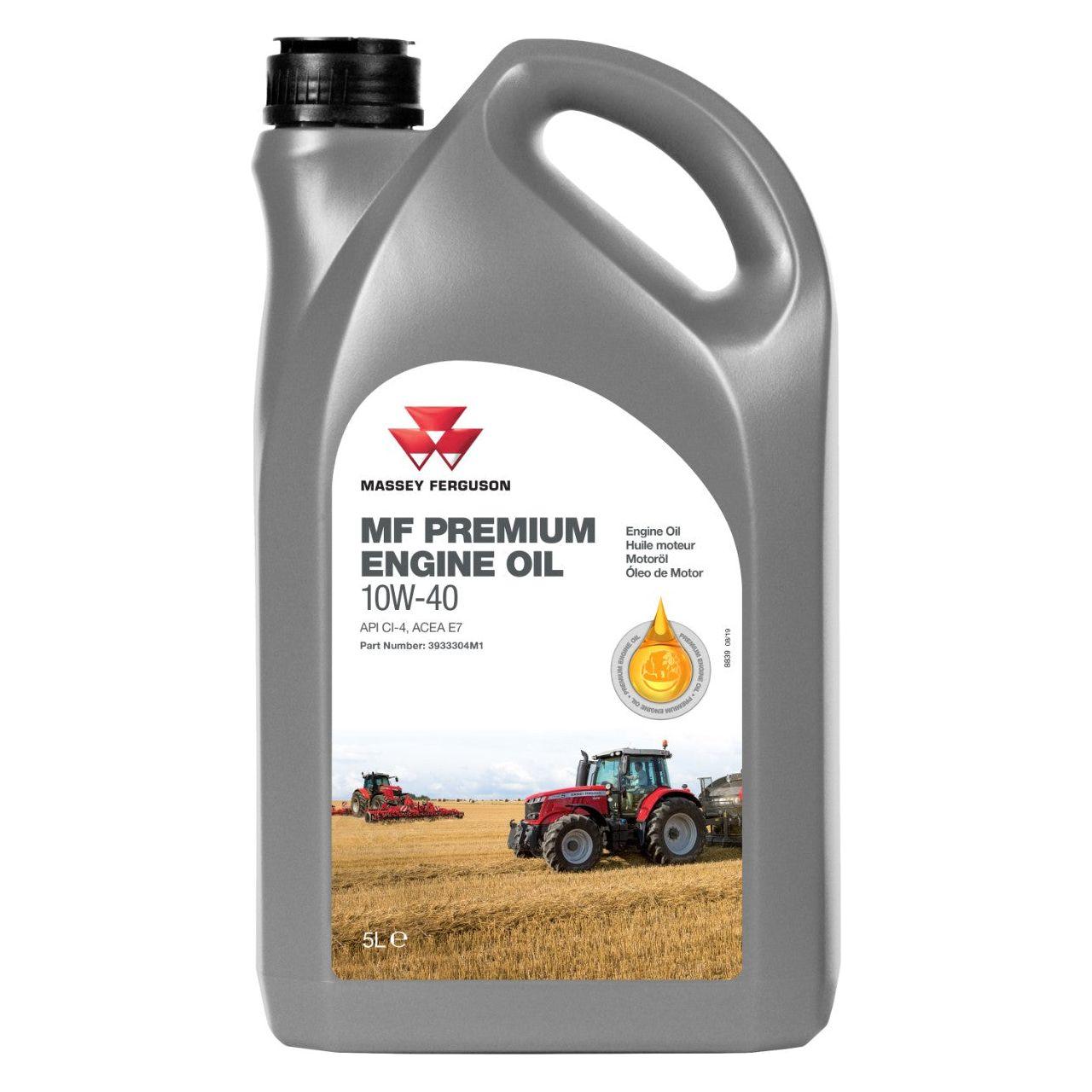 Mf Premium Engine Oil 10W-40 5L - 3933304M1 - Massey Tractor Parts