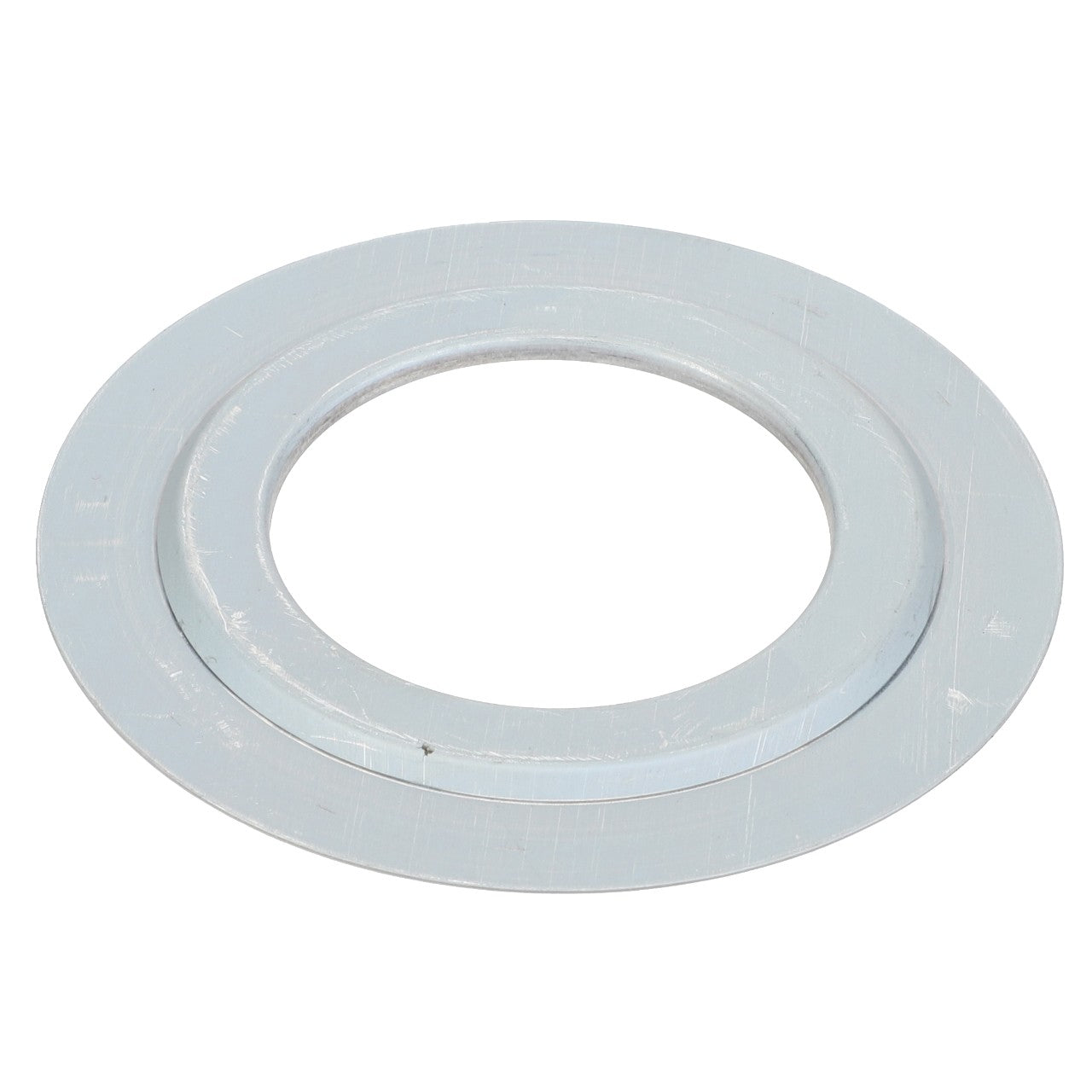 The AGCO Sealing Washer (D45427500), a metallic washer with a circular hole in the center, functions as an essential component in securing bearing components.