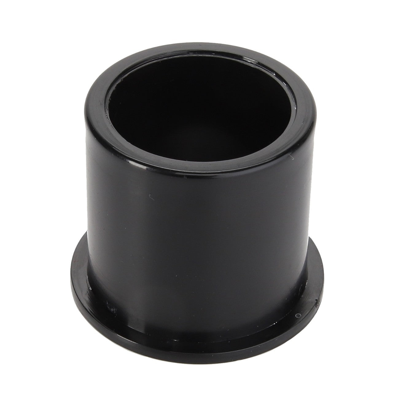 Introducing the AGCO | Bush - La322072050: A sleek, black cylindrical plastic spacer featuring a distinctive flared base.
*Note: Detailed product descriptions are not currently available.*