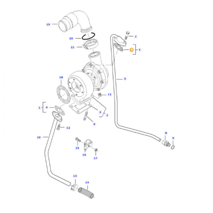 Massey Ferguson - Gasket - V836866808 - Farming Parts