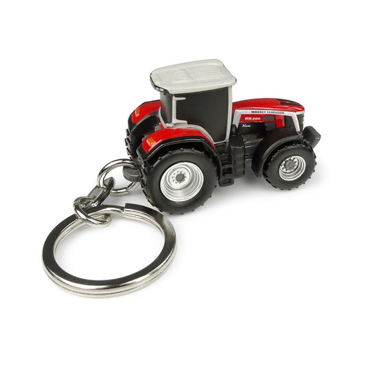 MF 8S.265 XTRA Tractor Metal Keyring, Durable Design - Model X993042505904